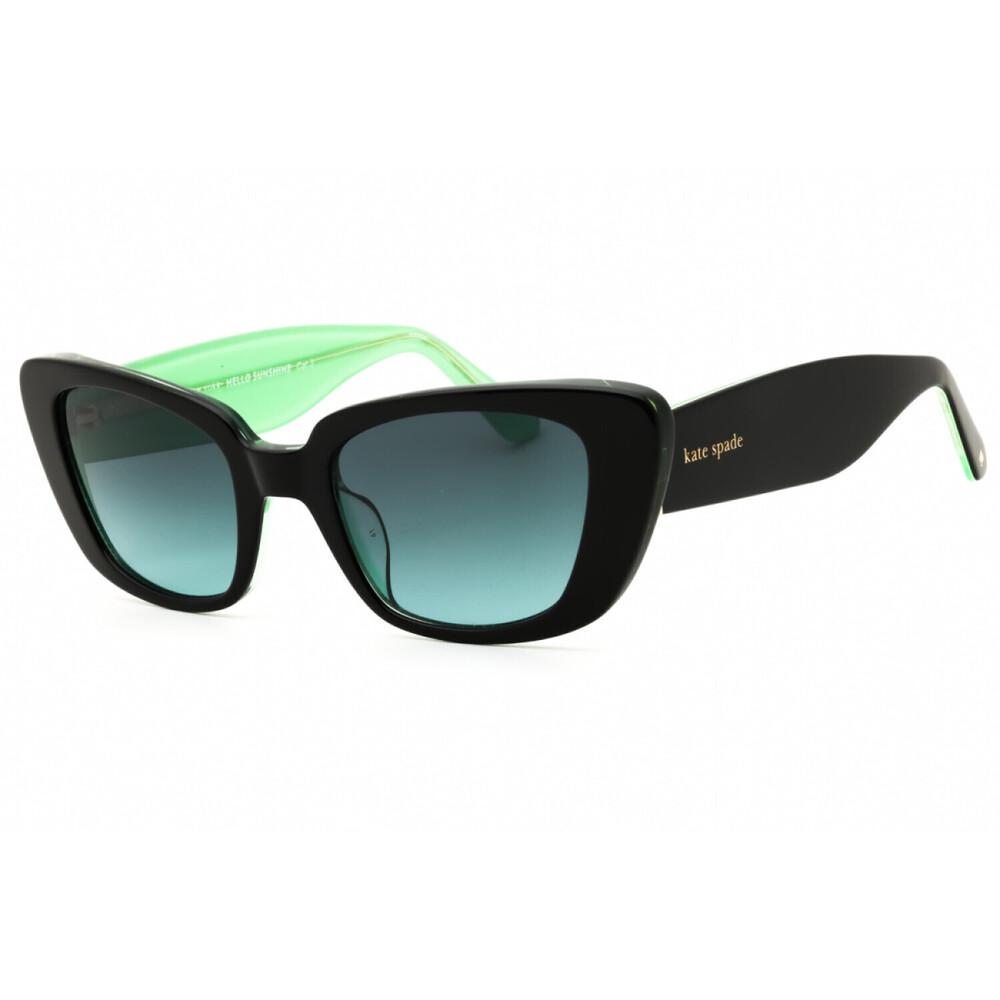 NEW Kate Spade FABIA/S 07ZJIB Black Green Sunglasses authentic